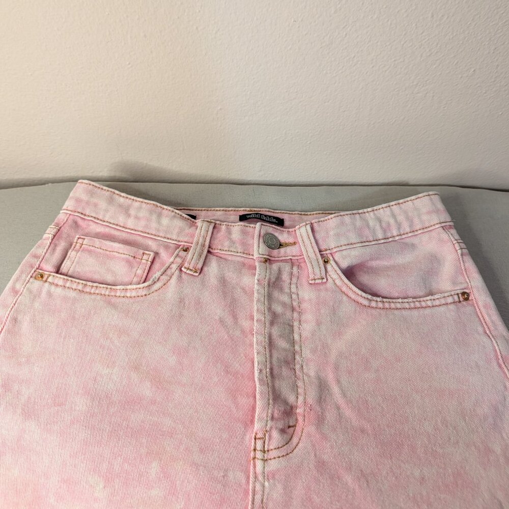 ⭐Wild Fable Women's Jeans Pants Pink Straight High Rise Cotton Blend Size 4⭐ - Picture 9 of 14